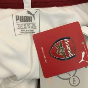 Puma White Official Arsenal Team Shorts