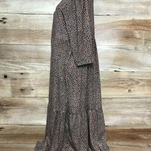 Kaleidoscope Brown Ditsy Tiered Dress