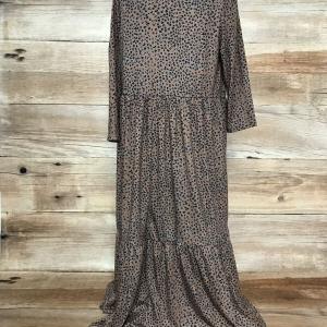 Kaleidoscope Brown Ditsy Tiered Dress