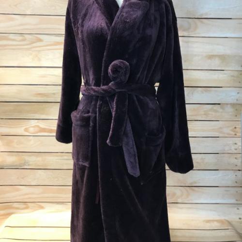 Velour Purple Robe