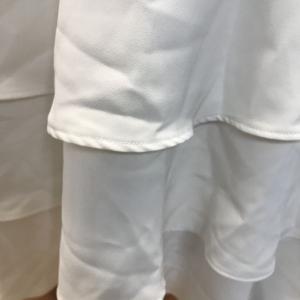 White and black dress