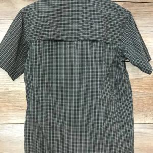 Berghaus Green Check Short Sleeve Button Up Shirt