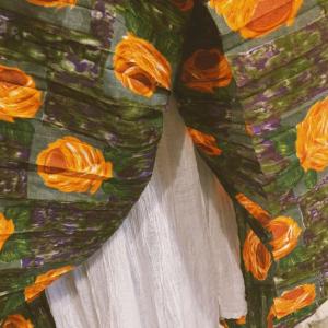 Vintage handmade midi dress Size 12-14