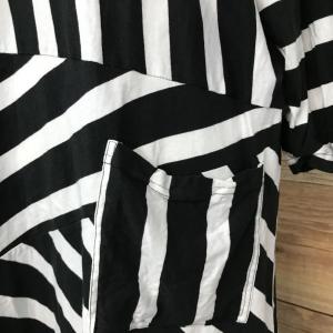 BPC Black & White Stripe Dress