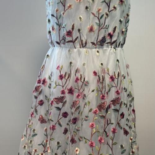 Butterfly and flower print dreaa