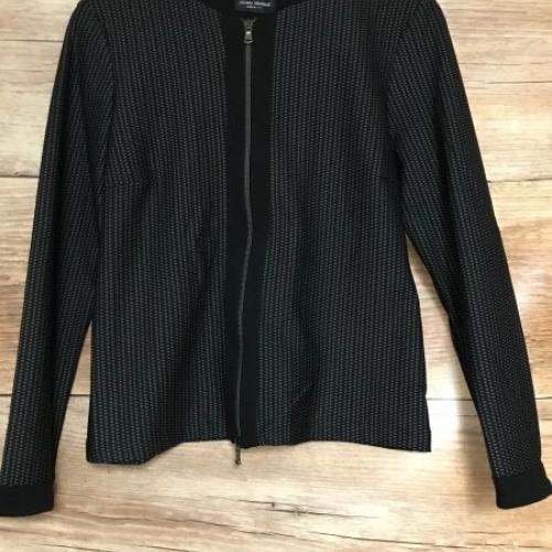 James Lakeland Black Patterned Short Length Jacket