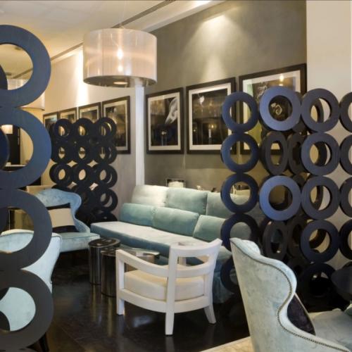 Kelly Hoppen Black Circular Screen