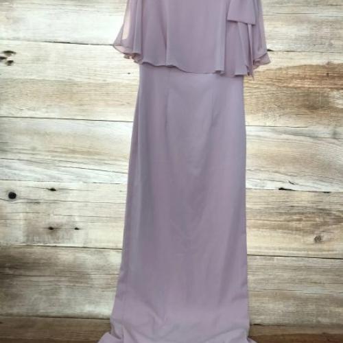 Gina Bacconi Pink Grecian Style Maxi Length Dress
