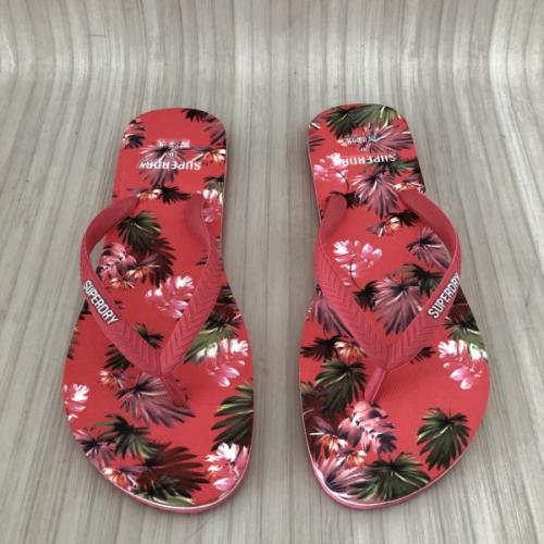 Superdry Pink Floral Flip Flops