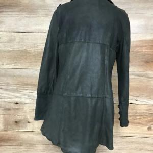 Le Cuir Perdu Grey Pure Leather Jacket