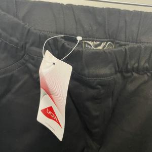 Black pull on trousers