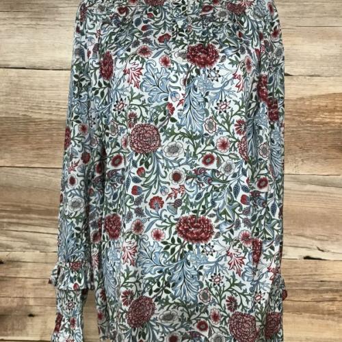 Linea Tesini Multicoloured Silk Feel Blouse