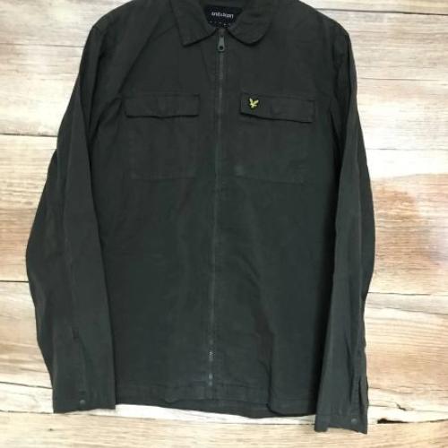 Lyle and Scott Brown Zip Up Light Weight Jacket