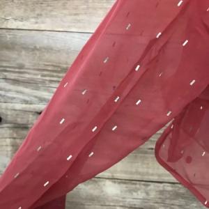 Together Sheer Coral Tie Up Blouse