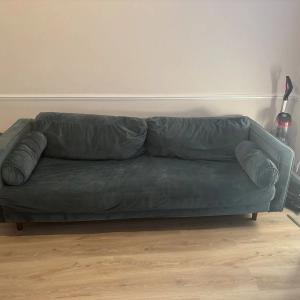 Large Double bed with bed head and a large double mattress