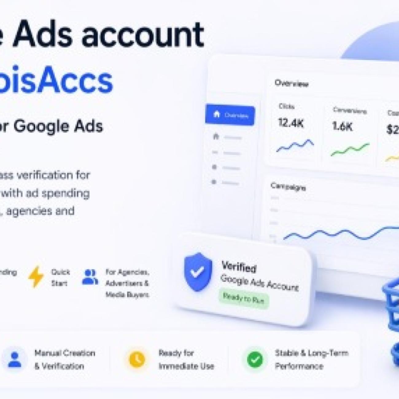 Google Ads account from RoisAccs -  Marketplace for Google Ads quick running.