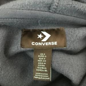 Converse Navy Classic Logo Fronted Hooded Shirt