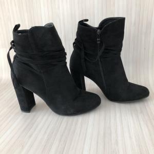 Bon Prix Faux Black Suede Ankle Boots