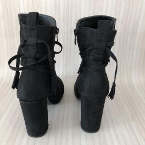 Bon Prix Faux Black Suede Ankle Boots