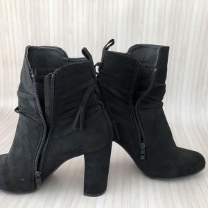 Bon Prix Faux Black Suede Ankle Boots