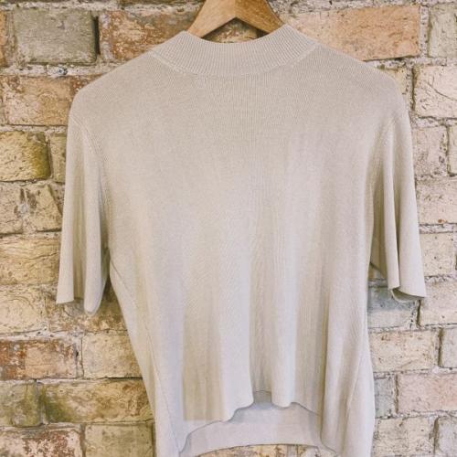 Vintage 1990s beige knit top