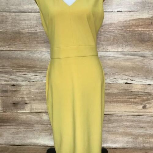 Ralph Lauren Yellow Sleeveless Shift Dress