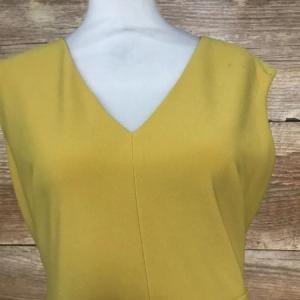 Ralph Lauren Yellow Sleeveless Shift Dress