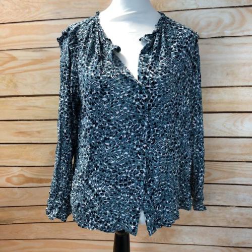 AND/OR Green Patterned Shirt