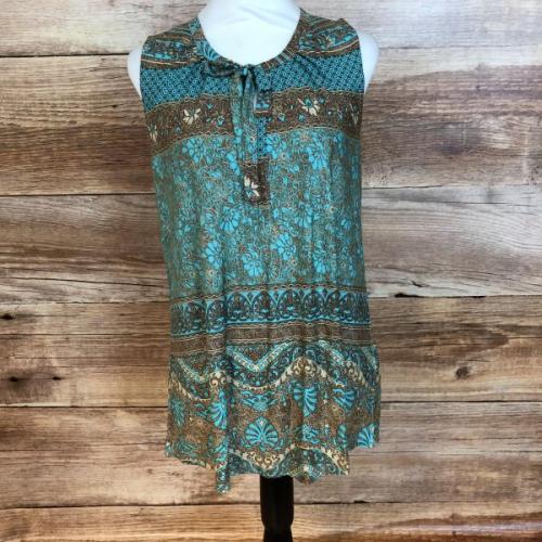 Pattern vest top blouse