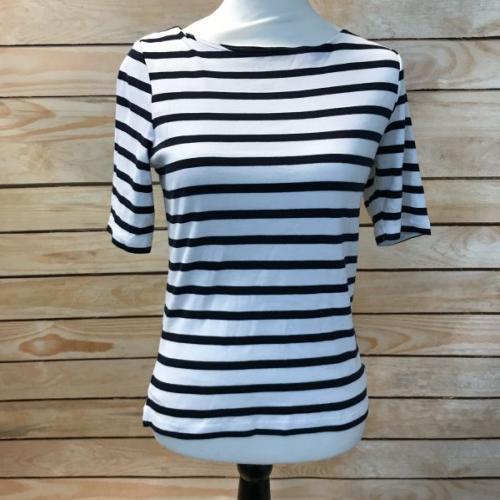 Striped Navy Top