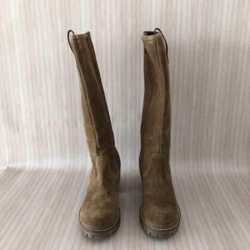 Kaleidoscope Knee High Cleated Sole Boots