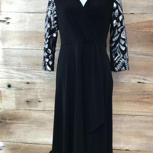 Together Black Sequin Dress