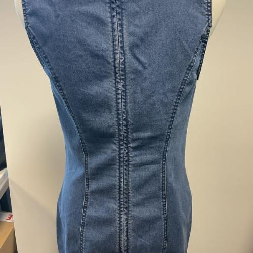 Blue denim dress