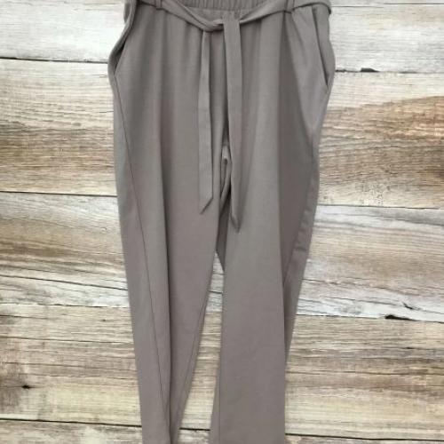 Bodyflirt Cappuccino Brown Paper Bag Waistband Trousers
