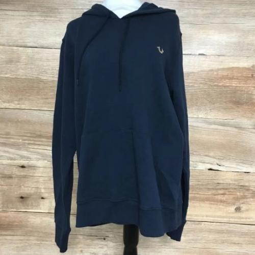 True Religion Navy Blue Hooded Jumper