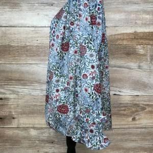 Linea Tesini Mixed Colour Floral Frill Sleeve Blouse