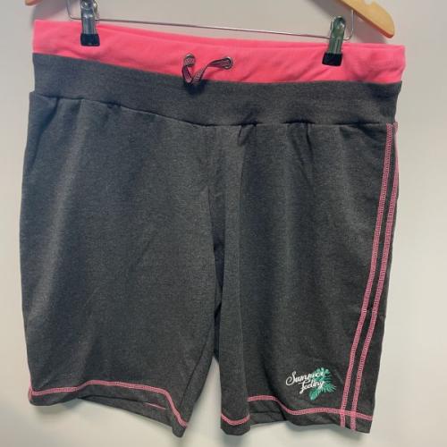 Grey and pink shorts