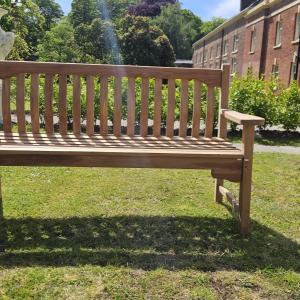 Solid Teak Garden Bench 150cm