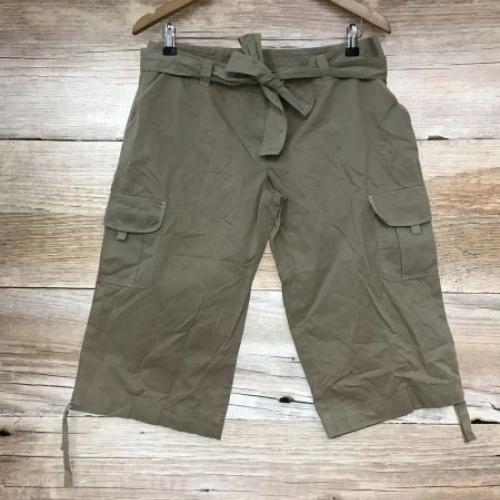 Lacoste Beige/Tan Cropped Trousers