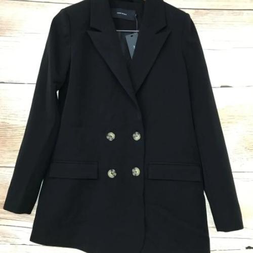 Vera Moda Black Double Breasted Oversize Blazer