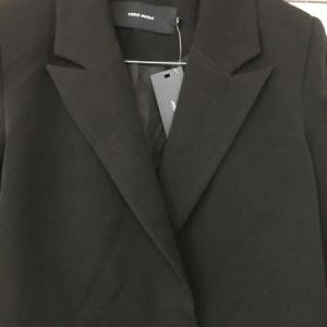 Vera Moda Black Double Breasted Oversize Blazer