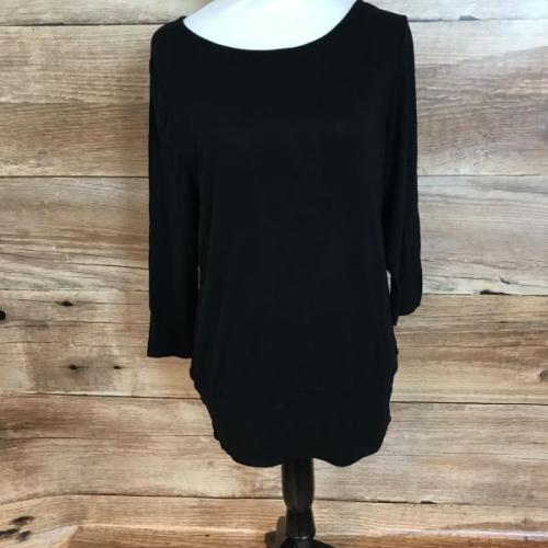 Black long sleeve top