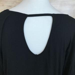 Black long sleeve top