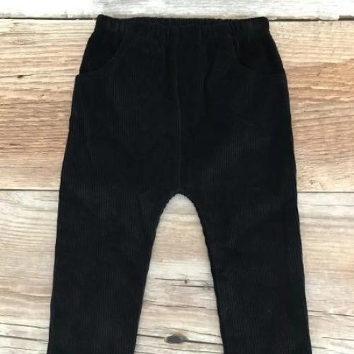 Firetrap Black Corduroy Straight Leg Trousers