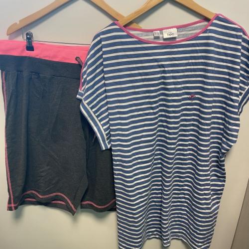 Top and shorts set