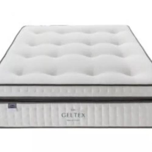 NEW PRISTINE SILENTNIGHT GELTEX PILLOWTOP MIRAPOCKET 2000 DOUBLE BED MATTRESS FOR SALE - £400 ONO