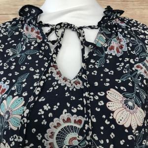 Kaleidoscope Blue Floral Long Sleeve Top