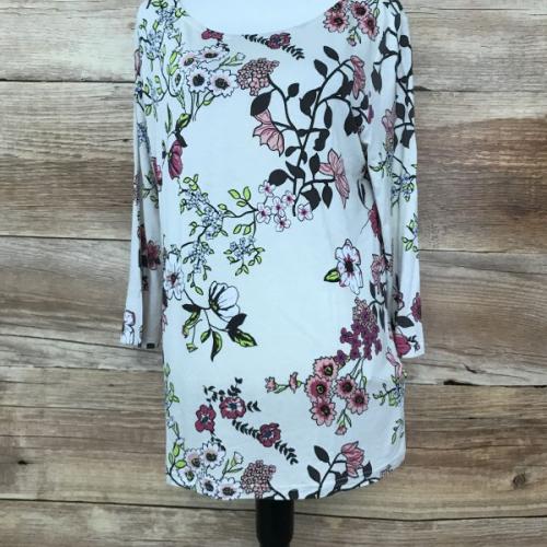 BPC White Floral Top