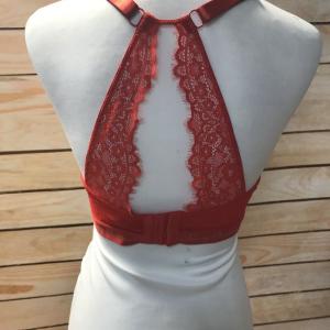 Red Merry Christmas Bra