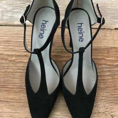 Heine T Bar Heeled Shoes